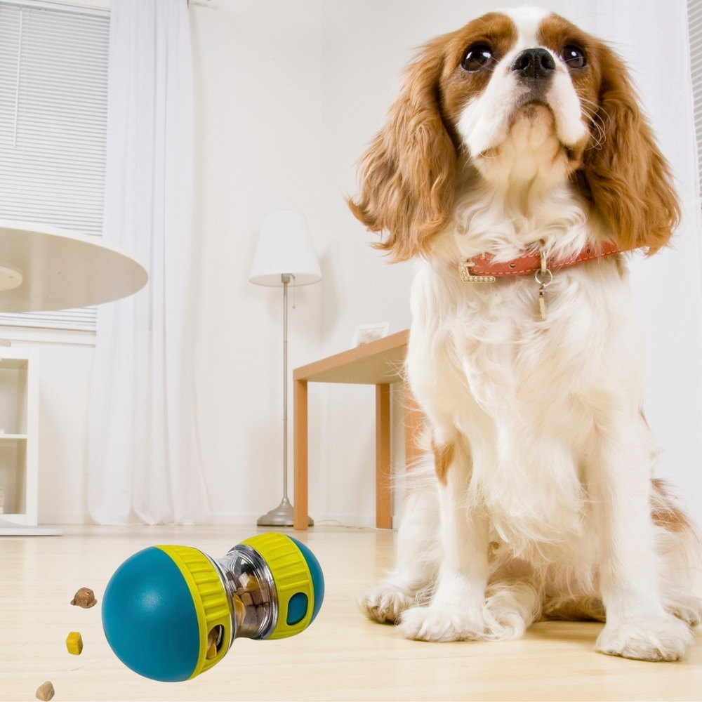 Dog Food Treat Dispenser Toy Large Dog or Small Dog Adjustable Puzzle Toy